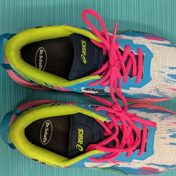Men\'s ASICS Multicolor Running Shoes with Pink and Blue Highlights - 6.5 main image 7